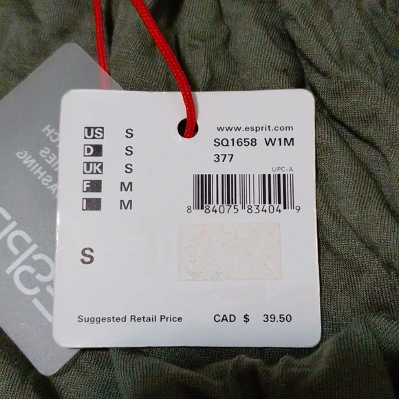 $5 ESPRIT Spaghetti Strap Tunic Tank Top S - Picture 11 of 13